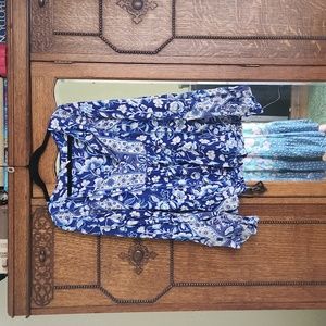 Spell Lolita blous blue Small exc cond